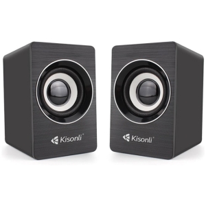 Ηχεία Kisonli A-707, 2x3W, USB, Μαυρο - 22162