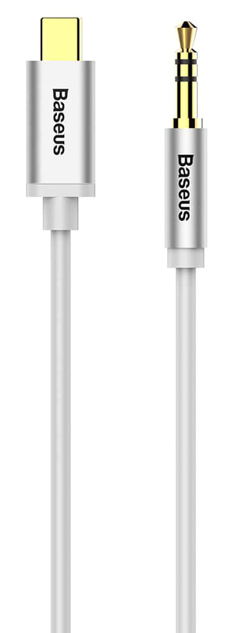 BASEUS καλώδιο USB Type-C σε 3.5mm Yiven CAM01-02, 1.2m, λευκό