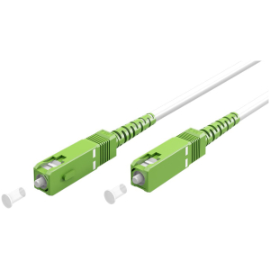 GOOBAY καλώδιο οπτικής ίνας SC-APC 59595, Singlemode OS2, 2m, λευκό