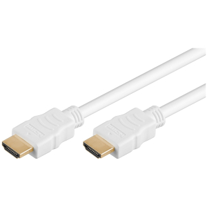 GOOBAY καλώδιο HDMI 2.0 με Ethernet 61020, 18Gbps, 4K/60Hz, 2m, λευκό