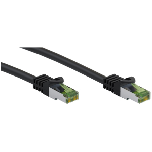 GOOBAY καλώδιο δικτύου 61095, CAT 8.1 S/FTP, copper, GHMT, 3m, μαύρο