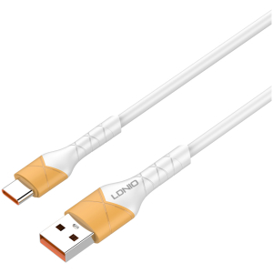 LDNIO καλώδιο USB-C σε USB LS802, 30W, 2m, λευκό