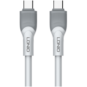 LDNIO καλώδιο USB-C σε USB-C LC601C, 100W PD, 1m, γκρι