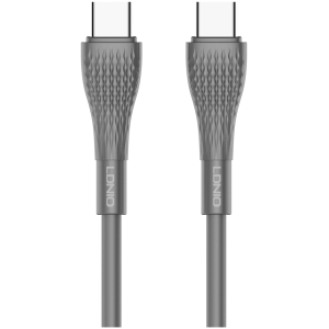 LDNIO καλώδιο USB-C σε USB-C LC671C, 65W PD, 1m, γκρι