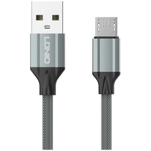 LDNIO καλώδιο Micro USB σε USB LS441, 12W, 1m, γκρι