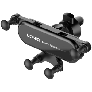 LDNIO βάση smartphone αυτοκινήτου MG03 για αεραγωγούς, μαύρη