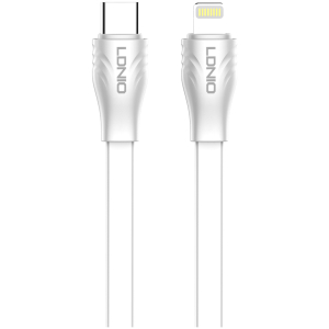LDNIO καλώδιο Lightning σε USB-C LC132I, 30W PD, 2m, λευκό