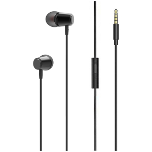 LDNIO earphones με μικρόφωνο HP03, 3.5mm, 1.2m, μαύρα