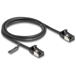 DELOCK καλώδιο δικτύου 80183, CAT 8.1 U/FTP, 40Gbps, 1m, μαύρο
