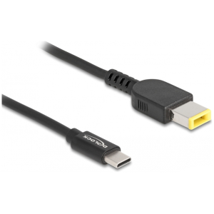 DELOCK καλώδιο τροφοδοσίας 87970, USB-C σε Lenovo 11x4.5mm, 1.5m, μαύρο