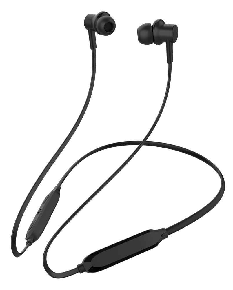 CELEBRAT earphones A19 με μαγνήτη, Bluetooth 5.0, 10mm, μαύρα