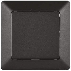 EMOS μπουτόν κουδουνιού/κλιμακοστάσιου A6100.9, μονό, 1/0, 10A, μαύρο