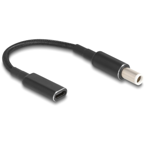 POWERTECH καλώδιο τροφοδοσίας CAB-UC071, USB-C σε Dell 7.4x5.0mm, μαύρο