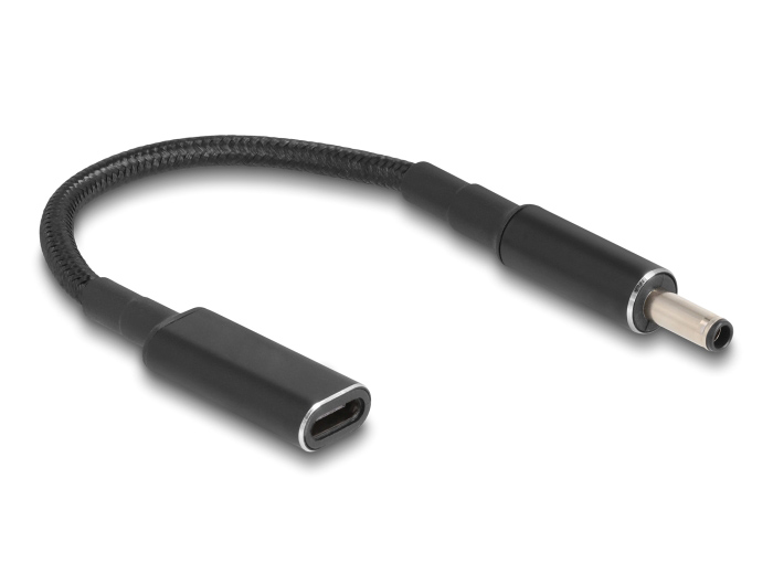 POWERTECH καλώδιο τροφοδοσίας CAB-UC072, USB-C σε Dell 4.5x3.0mm, μαύρο
