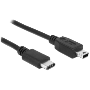 POWERTECH καλώδιο USB-C σε USB Mini CAB-UC079, 1.5m, μαύρο