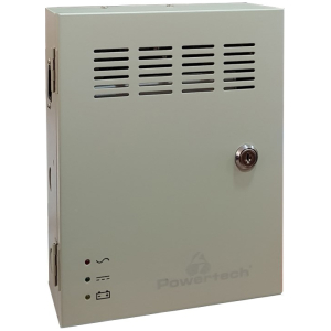 POWERTECH τροφοδοτικό CP1204-5A-B για CCTV, DC12V/5A, 4 κανάλια