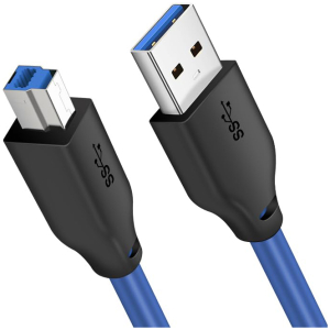 CABLETIME καλώδιο USB σε USB Type B CT-C160-U3-AMBM, 5Gbps, 1m, μπλε