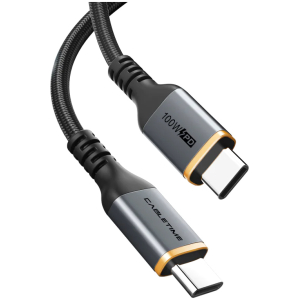 CABLETIME καλώδιο USB-C CT-CM100, 100W PD, 2m, μαύρο
