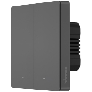 SONOFF smart διακόπτης M5-2C-86, διπλός, WiFi, γκρι