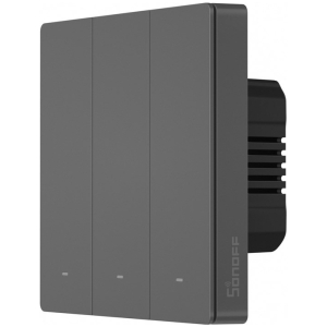 SONOFF smart διακόπτης M5-3C-86, τριπλός, WiFi, γκρι