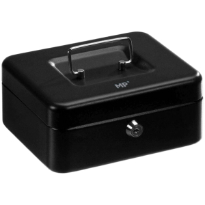 MP κουτί ταμείου με κλειδί PA214-02 με θήκη & λαβή, μεταλλικό, 19x14cm