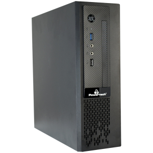 POWERTECH PC Case PT-1098 με 250W PSU, Mini-ITX, 280x93x290mm, μαύρο