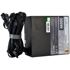 POWERTECH τροφοδοτικό για PC PT-1103, 80Plus Bronze, 500W ATX, 140mm Fan