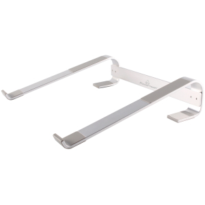 POWERTECH μεταλλική βάση laptop PT-1161, έως 18", ασημί