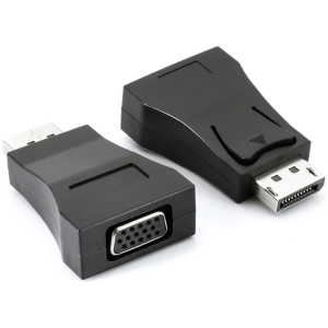 POWERTECH αντάπτορας DisplayPort σε VGA PTH-100, 1080p/60Hz, μαύρος