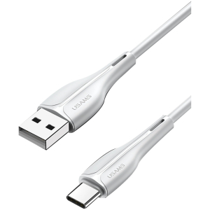 USAMS καλώδιο USB-C σε USB US-SJ372, 10W, 1m, λευκό