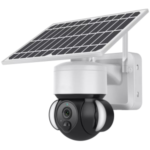 SECTEC smart ηλιακή κάμερα ST-S518M-3M με προβολείς, 3MP, Wi-Fi, PTZ