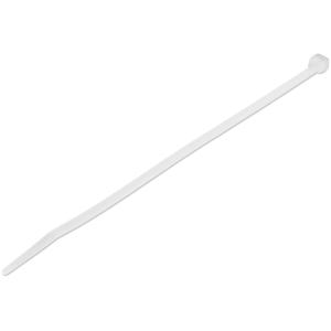 POWERTECH δεματικά καλωδίων TIES-061, 400x7.5mm, λευκά, 100τμχ