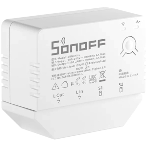 SONOFF smart διακόπτης ZBMINI-L, 1-gang, ZigBee 3.0, λευκός