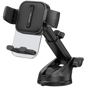 USAMS βάση smartphone αυτοκινήτου US-ZJ072 για ταμπλό/παρμπρίζ, μαύρη