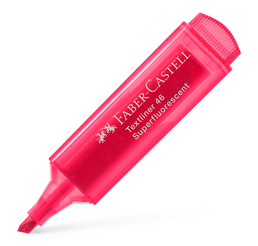 FABER-CASTELL μαρκαδόρος υπογράμμισης Textliner 1546, κόκκινος, 1τμχ
