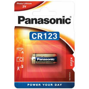 PANASONIC μπαταρία λιθίου, CR123, 3V, 1τμχ