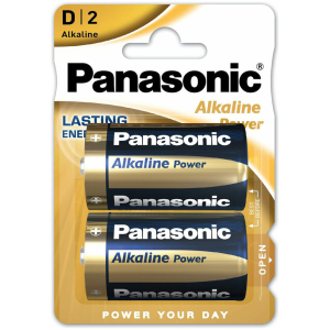 PANASONIC αλκαλικές μπαταρίες Alkaline Power, D/LR20, 1.5V, 2τμχ