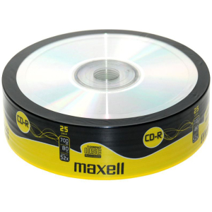 MAXELL CD-R 624035-40, 700ΜΒ, 80min, 52x speed, spindle pack 25τμχ