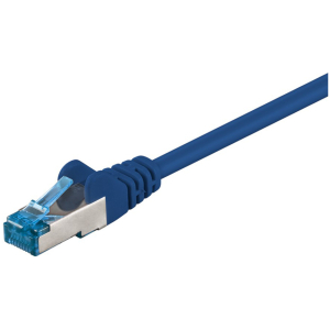 GOOBAY καλώδιο δικτύου 93677, CAT 6A S/FTP (PiMF), CCA, 1m, μπλε