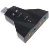 POWERTECH κάρτα ήχου USB CAB-U037, 7.1CH, έξοδος μικρόφωνου & ακουστικού