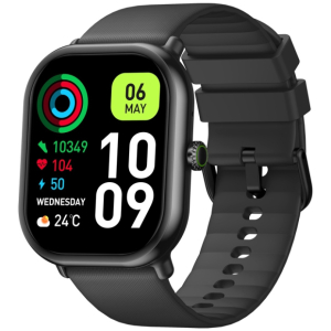 ZEBLAZE smartwatch GTS 3 Pro, heart rate, 1.97" AMOLED, μαύρο