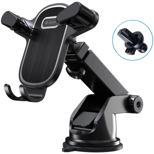 CELEBRAT βάση smartphone αυτοκινήτου HC-08, ταμπλό & αεραγωγών, μαύρη