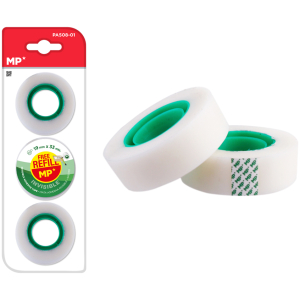MP κολλητική ταινία Invisible PA508-01, 19mm, 33m, διάφανη, 3τμχ