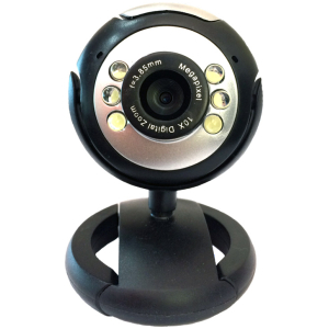 POWERTECH Web Camera PT-509 1.3MP, Plug & Play, μαύρη