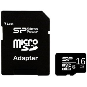 SILICON POWER κάρτα μνήμης 16GB micro SDHC, Class 10
