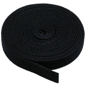 POWERTECH ταινία τύπου velcro πολλαπλών χρήσεων, 20mm, 3m, Black