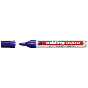 EDDING ανεξίτηλος μαρκαδόρος 3000, 1.5-3mm, επαναγεμιζόμενος, μπλε