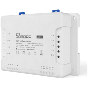 SONOFF Smart Διακόπτης WiFi 4CH R3, 4 θέσεων, 16A, λευκός