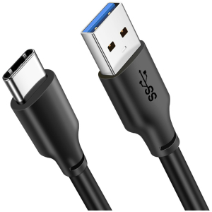 CABLETIME καλώδιο USB-C σε USB CMAMN, 15W, 5Gbps, 0.25m, μαύρο