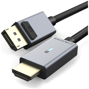 CABLETIME καλώδιο DisplayPort σε HDMI CT-P02G4K, 4K, 1.8m, μαύρο